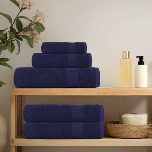 Кърпи за гости FROGN 2 бр. тъмносини 30x50 см 360 г/м²