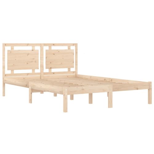 Рамка за легло, дърво масив, 150x200 cм, King Size