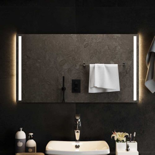 LED огледало за баня, 90x50 см