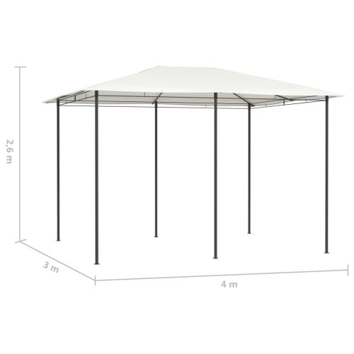 Шатра, 3x4x2,6 м, кремава, 160 г/м²