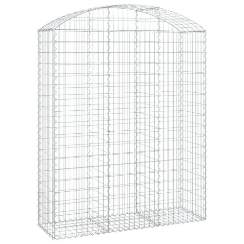 Дъговидна габионна кошница 150x50x180/200 см поцинковано желязо