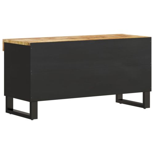 ТВ шкаф, 85x33x43,5 см, масивно мангово дърво