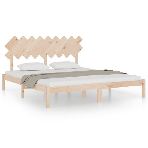 Рамка за легло 180x200 см Super King дърво масив