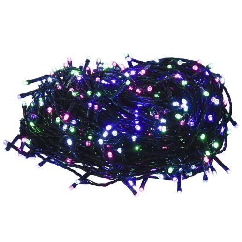 LED стринг със 150 LED пастелен многоцветен 15 м PVC