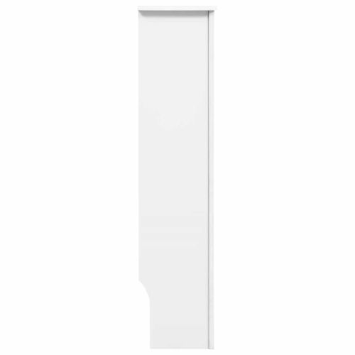 Паравани за радиатори, 2 бр, бели, 152x19x81,5 см, МДФ