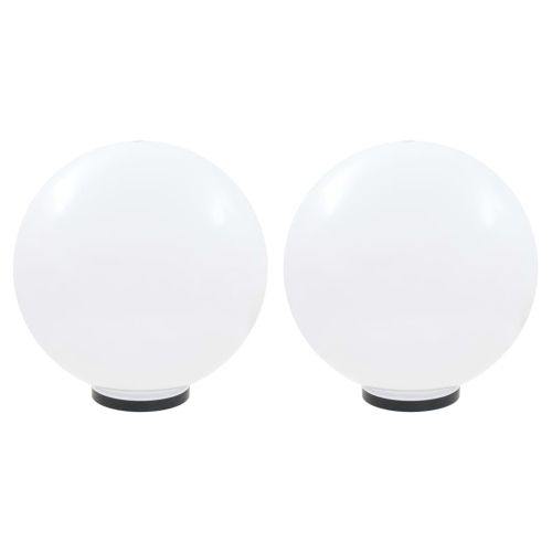 Градински сфери за LED лампи, 2 бр, 50 см, PMMA