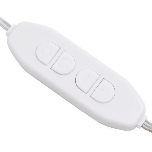 Стенно огледало с LED лампи, квадратно, стъкло