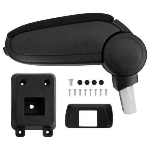 Подлакътник за кола черен 12x33x(24-42) см ABS