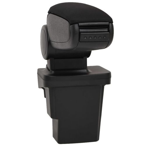 Подлакътник за кола черен 17x32x(37-53) см ABS