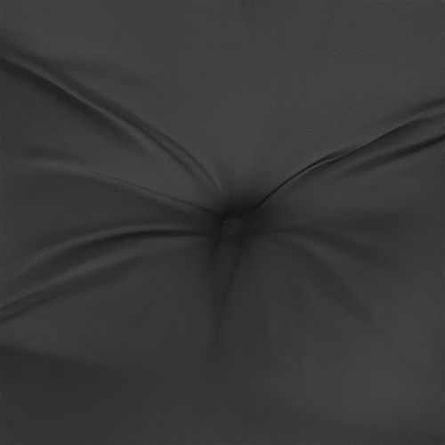 Кръгла възглавница черна Ø 100 x11 см Оксфорд плат