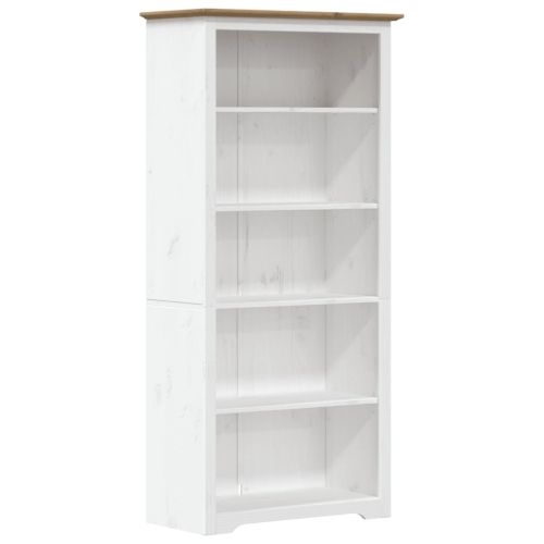 Етажерка за книги BODO кафява 82x40x173 см бор масив 5 нива