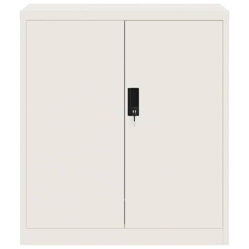 Шкаф за папки бял 79x40x90 см стомана