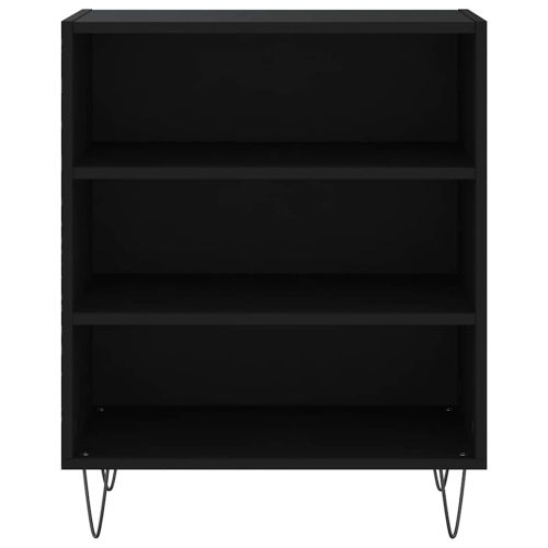 Бюфет черен 57x35x70 см инженерно дърво