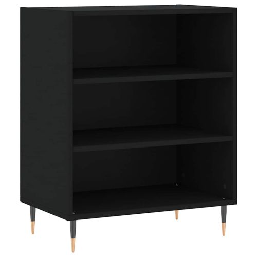 Бюфет черен 57x35x70 см инженерно дърво