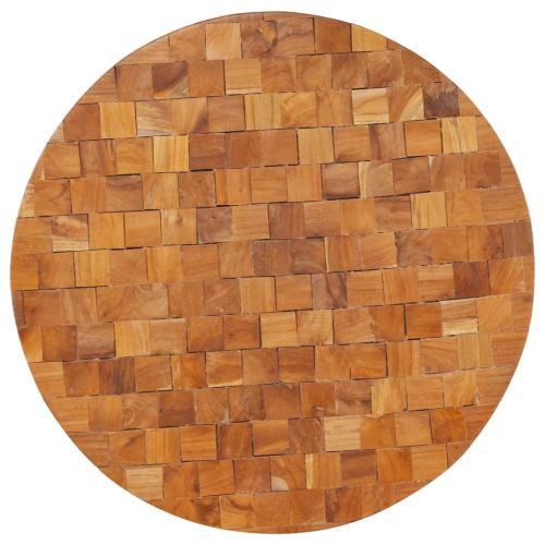 Маса за кафе, 60x60x35 см, тиково дърво масив