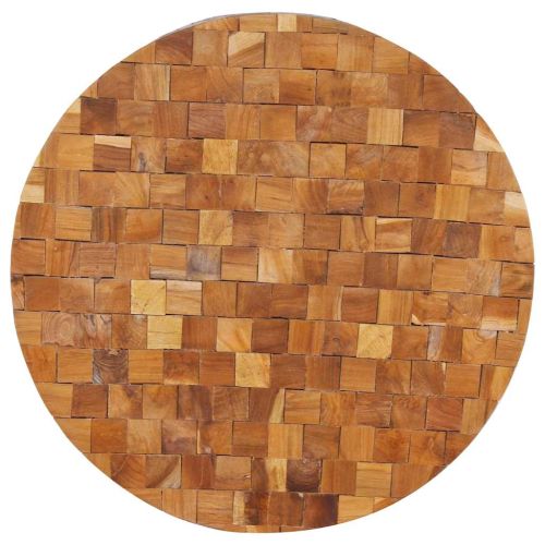 Маса за кафе, 60x60x35 см, тиково дърво масив
