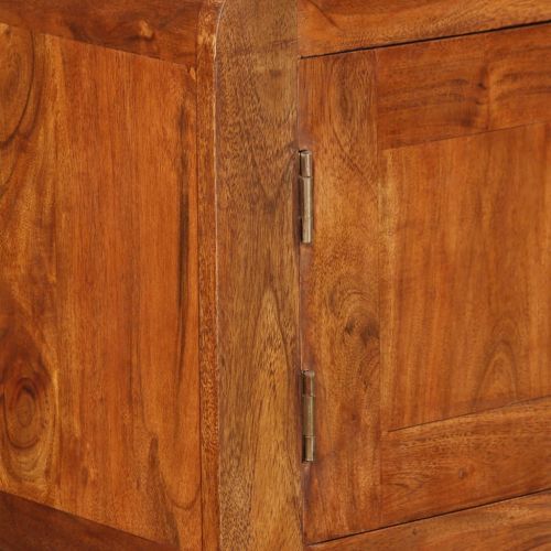 Бюфет масивно дърво с меден финиш 120x30x75 см