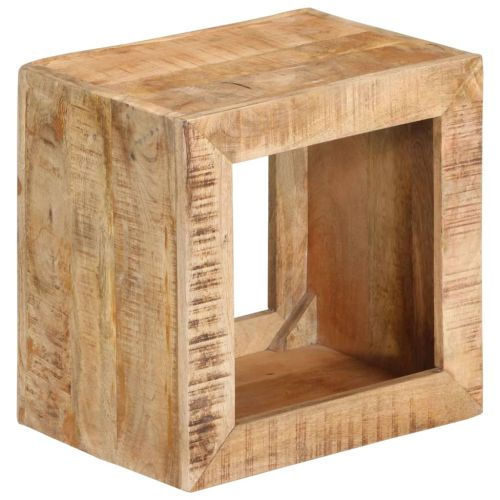 Табуретка 40x30x40 см масивно дърво манго