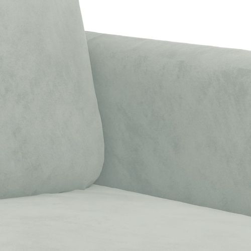 Фотьойл, светлосив, 60 см, кадифе