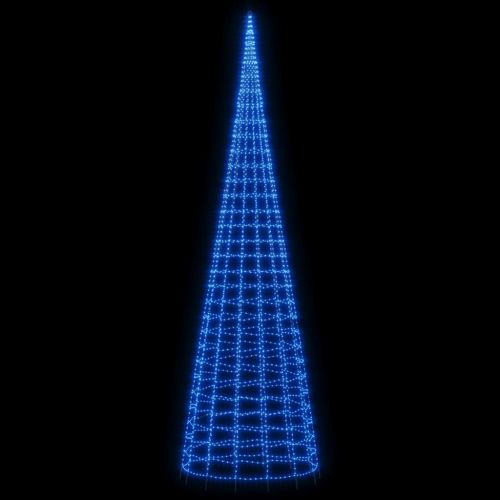 LED коледна елха 3000 LED синьо 800 см