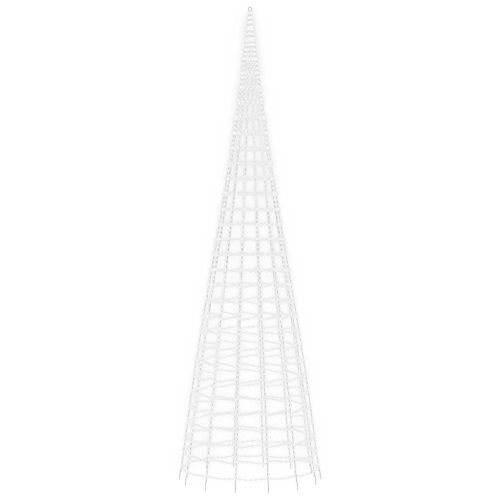 LED коледна елха 3000 LED студено бяло 800 см