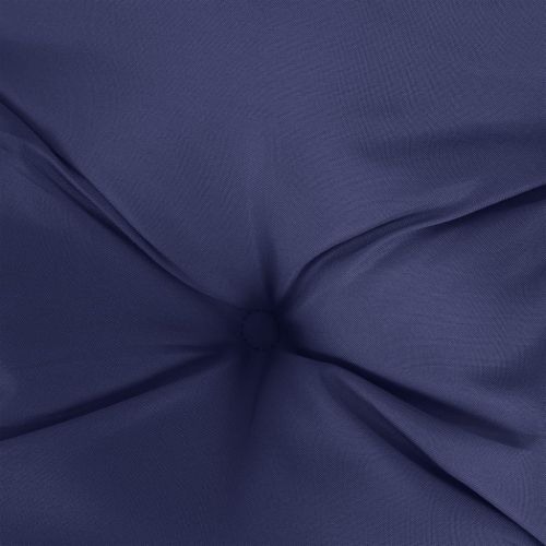 Възглавница за пейка нейви синьо 200x50x7 см Оксфорд плат
