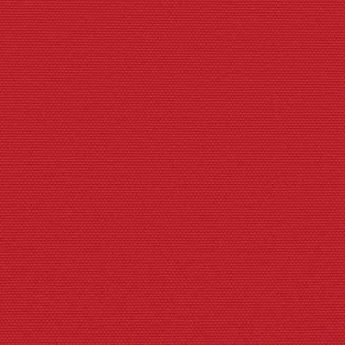 Прибираща се странична тента, червена, 100x1000 см