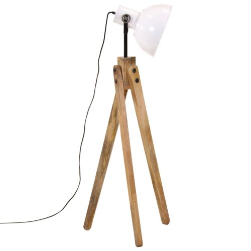 Подова лампа, 25 W, бяла, 45x45x120 см, E27