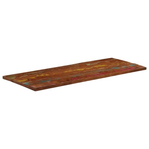 Плот за маса 140x60x1,5 см правоъгълен регенерирано дърво масив