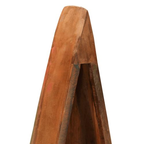 Шкаф тип лодка 39x27x127 см масивно регенерирано дърво