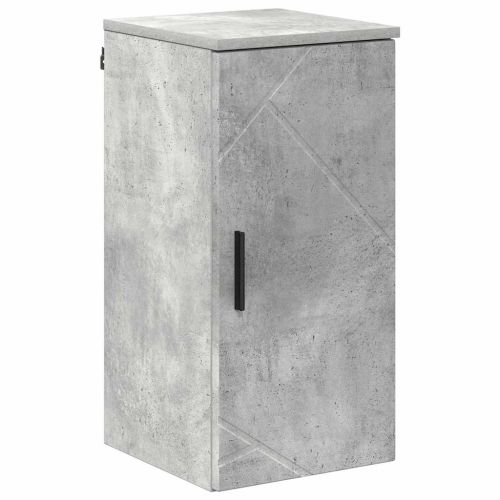Комплект мебели за баня 5 бр. Циментено сиво 61 x 35 x 64 см