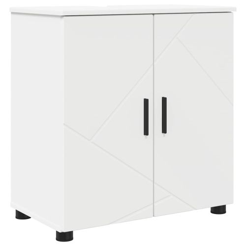 Комплект мебели за баня 5 бр. Бяло 61 x 35 x 64 см