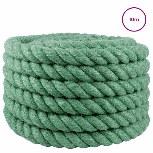Въже от юта 36 mm Зелено 100% Тоса юта