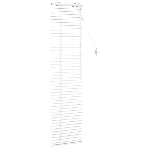 Венецианска щора Бяло 40 x 160 cm 35 mm Солидно пауловния дърво