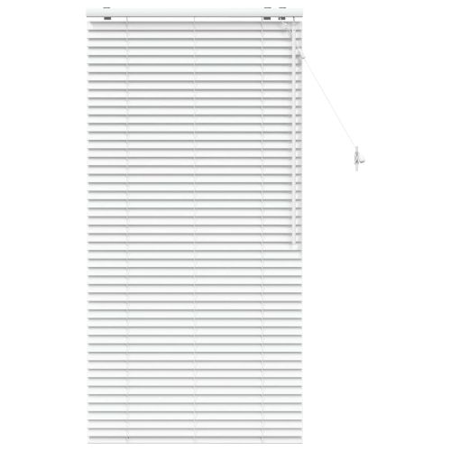 Венецианска щора Бяло 90 x 160 см 35 mm Солидно пауловния дърво