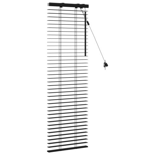Венецианска щора Черно 45 x 130 см 35 mm