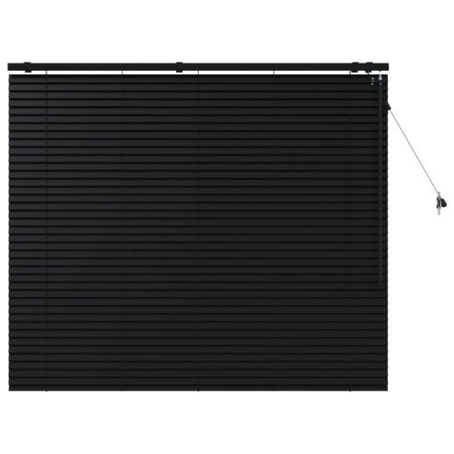 Венецианска щора Черно 125 x 130 см 35 mm