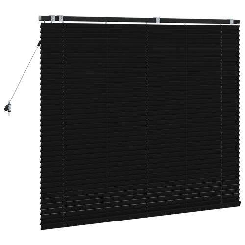 Венецианска щора Черно 150 x 130 см 35 mm