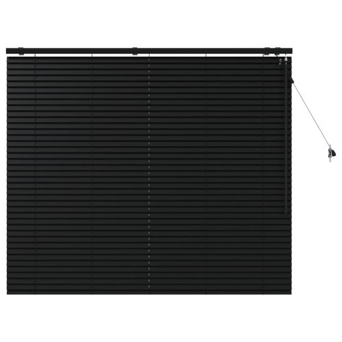 Венецианска щора Черно 160 x 130 см 35 mm