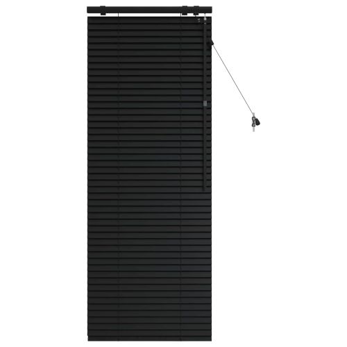 Венецианска щора Черно 65 x 160 см 35 mm