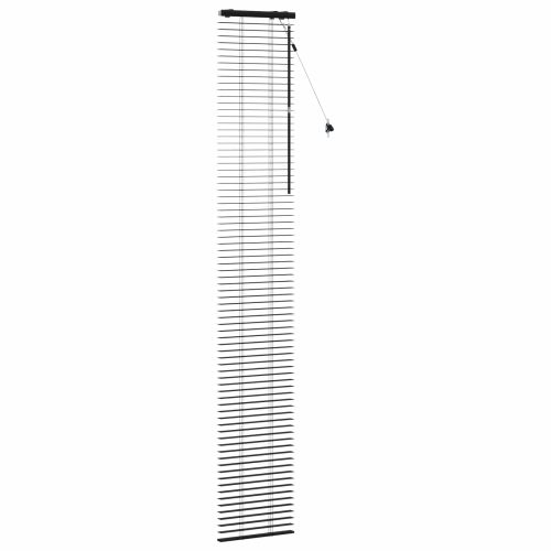 Венецианска щора Черно 40 x 250 см 35 mm