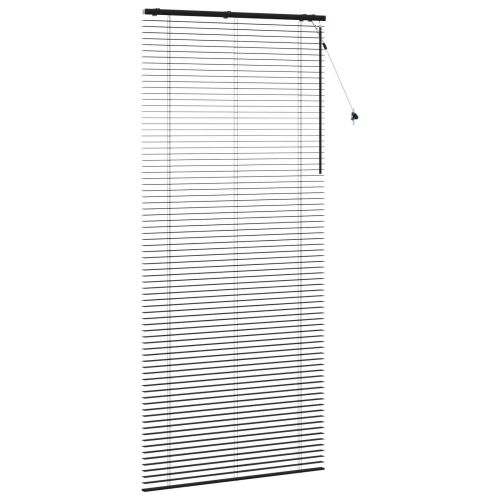 Венецианска щора Черно 110 x 250 см 35 mm