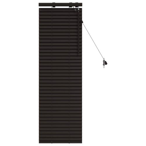 Венецианска щора Тъмен кафяв 40 x 130 см 35 mm