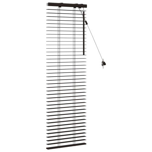 Венецианска щора Тъмен кафяв 50 x 130 см 35 mm