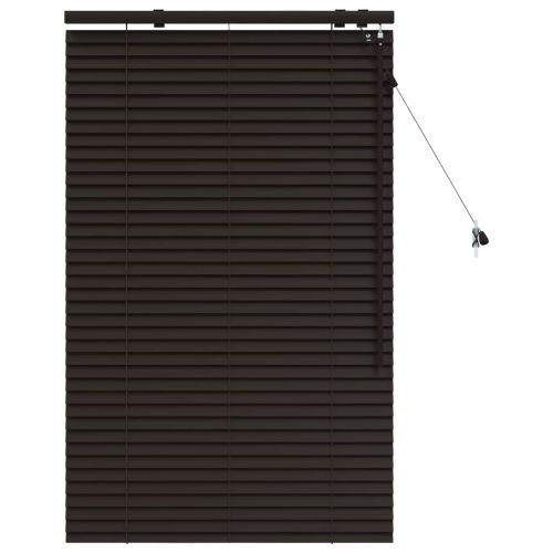 Венецианска щора Тъмен кафяв 85 x 130 см 35 mm