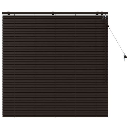 Венецианска щора Тъмен кафяв 140 x 130 см 35 mm
