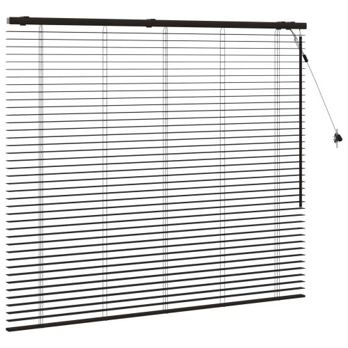 Венецианска щора Тъмен кафяв 145 x 130 см 35 mm