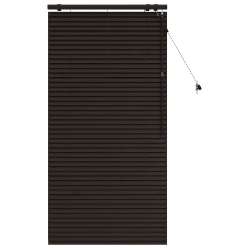 Венецианска щора Тъмен кафяв 75 x 160 см 35 mm