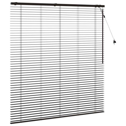 Венецианска щора Тъмен кафяв 145 x 160 см 35 mm