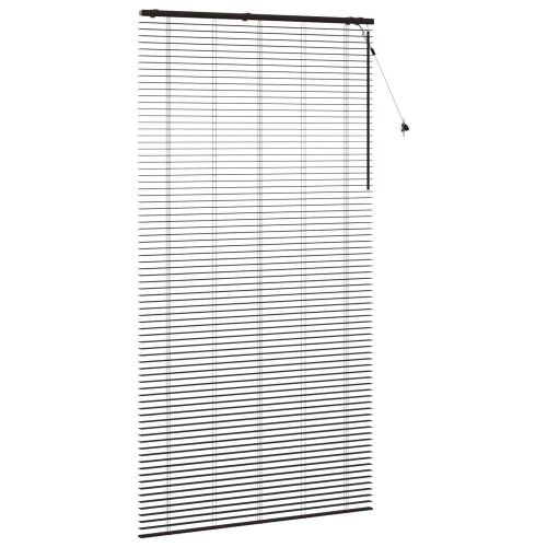 Венецианска щора Тъмен кафяв 130 x 250 см 35 mm